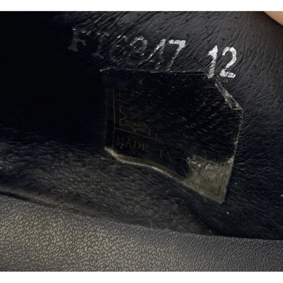 Fiesso by Aurelio Garcia Men Sz 12 Steampunk Floral Goth Spike Metal Tip Loafer - Picture 11 of 13